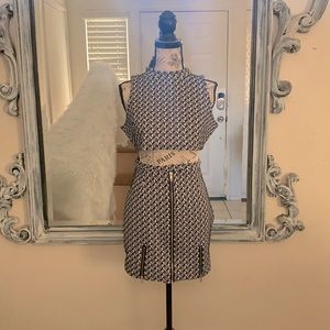 Black and white Set skirt